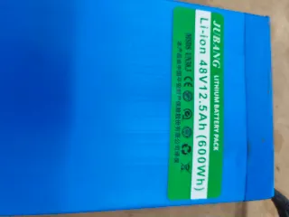 Batería Litio Jubang 48V 12.5Ah 600Wh
