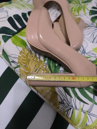 Zapatos de tacón nude talla 38