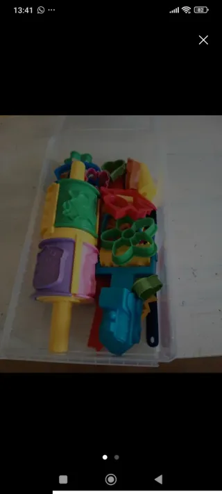 Lote herramientas plastilina y juego