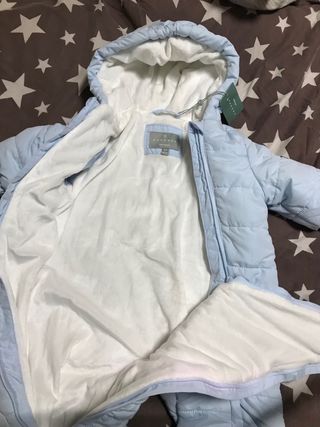 Conjunto invierno bebé azul