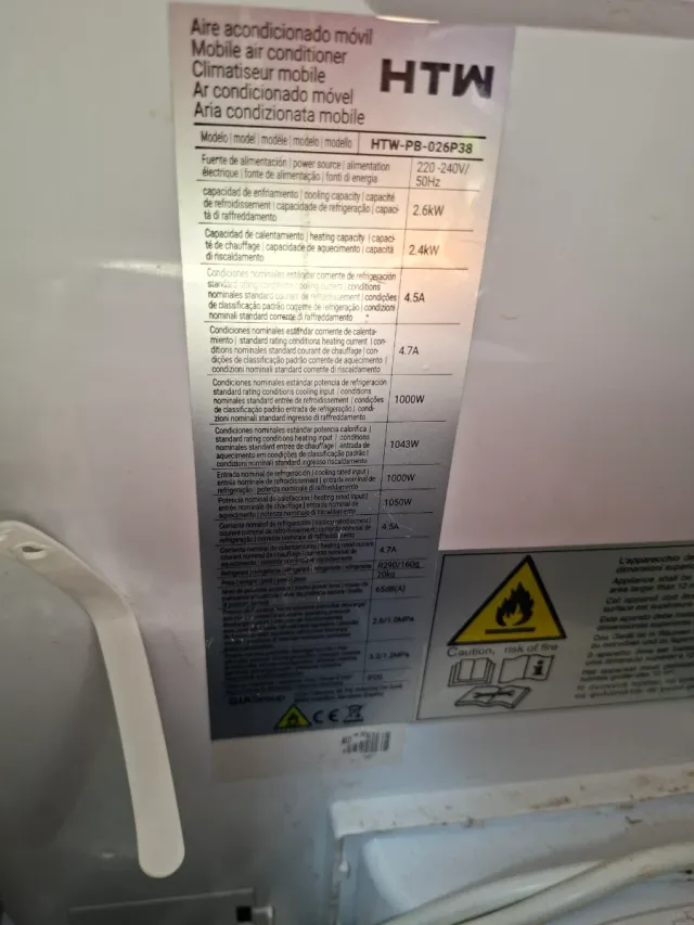 Aire Acondicionado HTW Blanco