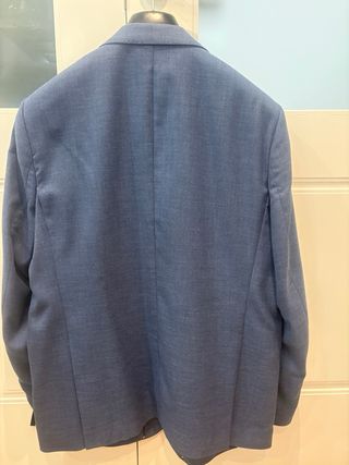 Americana Lino Clemente Talla 54 Azul Nueva