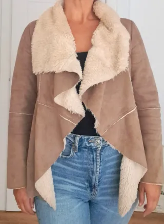 Chaqueta de ante y borreguito