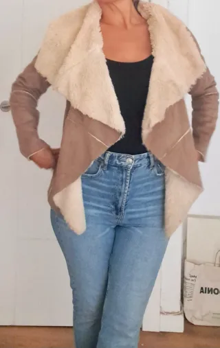 Chaqueta de ante y borreguito