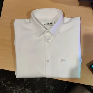 Camisa Lacoste Blanca Talla 40