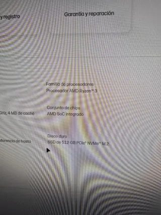 Portátil HP 15.6 8GB RAM 512GB SSD