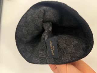 Gorro Louis Vuitton Negro y Gris