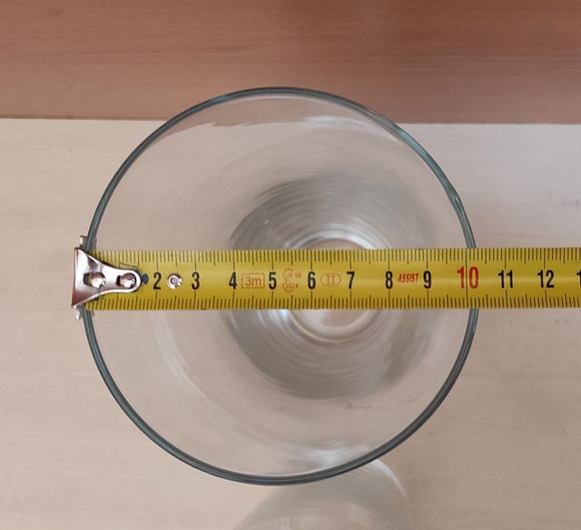 2 JARRONES CRISTAL Paşabahçe