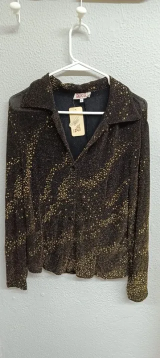 Blusa Vintage Brillante - fabricada en Italia
