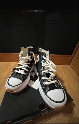 Converse Run Star Hike Plataforma Negras