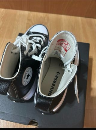 Converse Run Star Hike Plataforma Negras