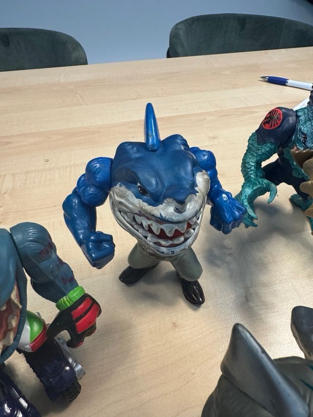 Lote Figuras Street Sharks