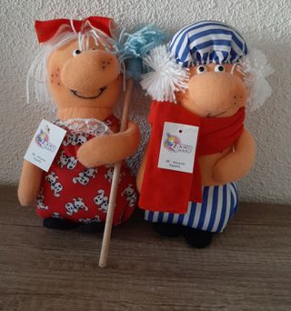 Lote 2 Muñecos Tela Lasce IBI Alicante