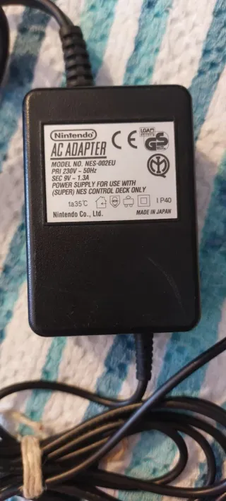 Alimentatore Nintendo Modello NES-002EU originale 