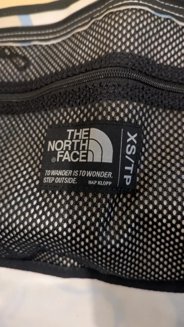 Bolso The North Face Azul y Blanco