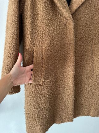 Abrigo oversize Marrón Talla S