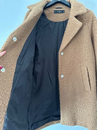 Abrigo oversize Marrón Talla S