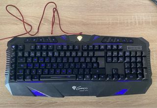Teclado Gaming Genesis Negro/Multicolor