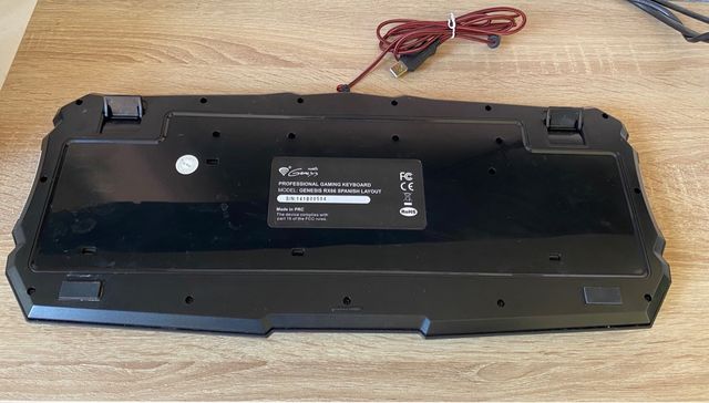 Teclado Gaming Genesis Negro/Multicolor