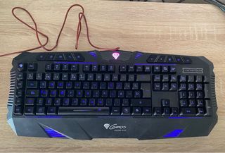 Teclado Gaming Genesis Negro/Multicolor