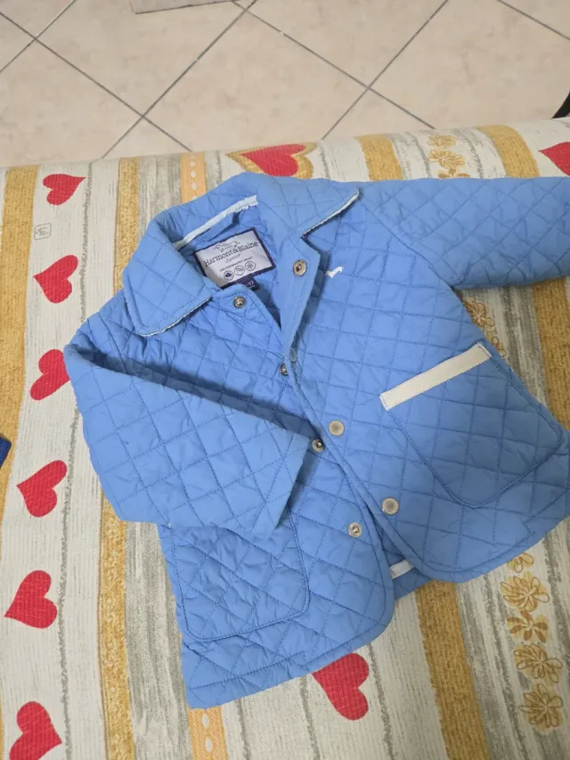Giubbotto trapuntato azzurro 1 anno harmont&blain