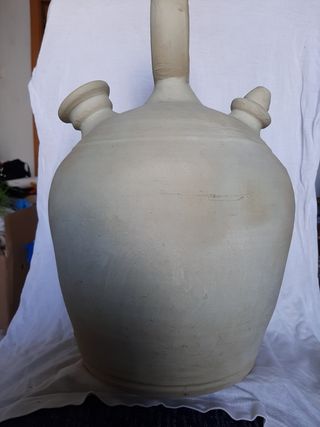 Botijo de cerámica con dos asas