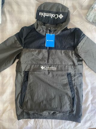Chaqueta Columbia Negra y Gris