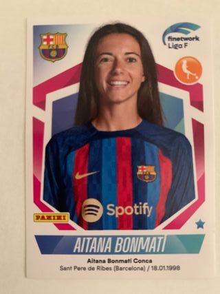 36 Cromos Liga F 23/24 FC Barcelona y Real Madrid