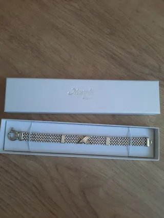 Pulsera Mastruk Hombre dorado y plateado
