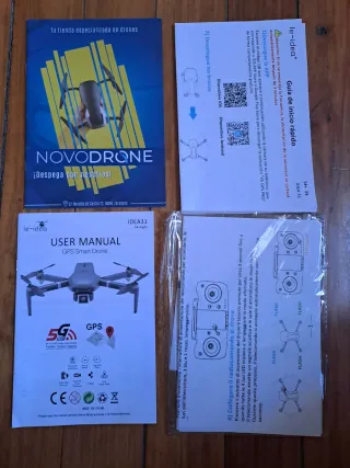 Dron plegable LE-IDEA 31 con GPS y cámara 4K