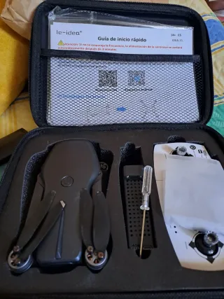 Dron plegable LE-IDEA 31 con GPS y cámara 4K