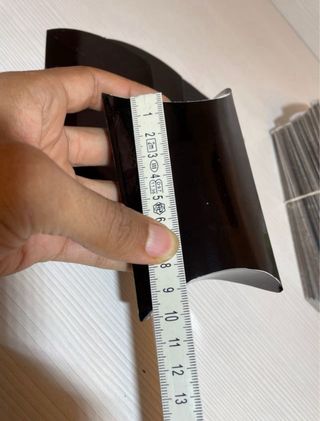 50 Cajas de Cartón Negras 9x3x7 cm