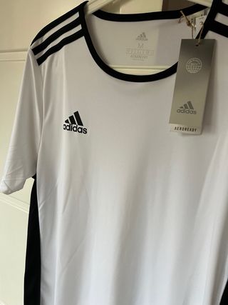 Camiseta Adidas Deportiva Blanca Talla M