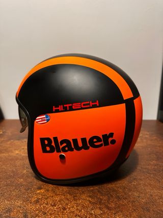 Casco Blauer Pilot Hitech Arancione