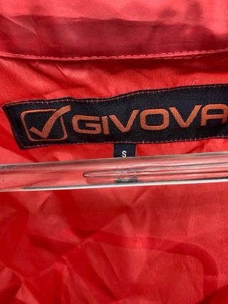 Chubasquero Givova Córdoba Rojo Nuevo