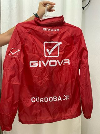 Chubasquero Givova Córdoba Rojo Nuevo