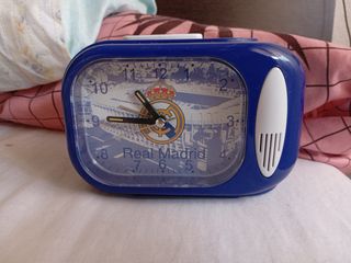 Despertador Real Madrid Azul
