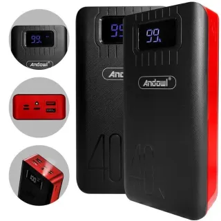 Power Bank ANDOWL 40000mAh USB/microUSB/Type-C