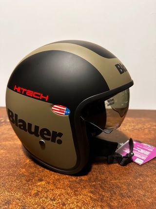 Casco Blauer Pilot Hitech Nero/Verde