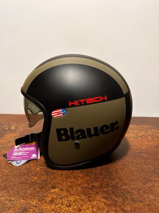 Casco Blauer Pilot Hitech Nero/Verde