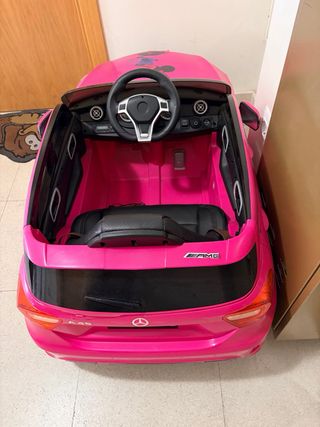 Coche eléctrico infantil rosa