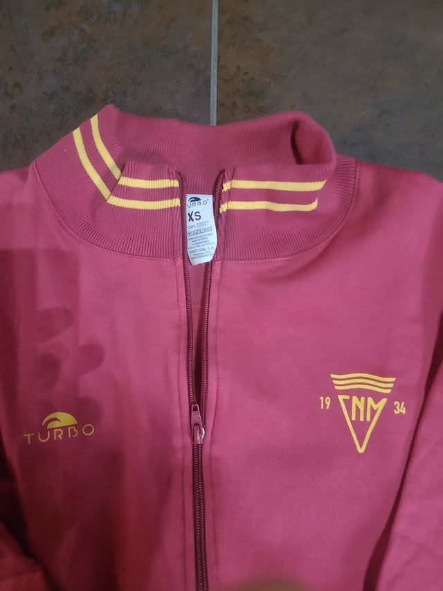 Sudadera Turbo C.N.Metropole Roja y Amarilla