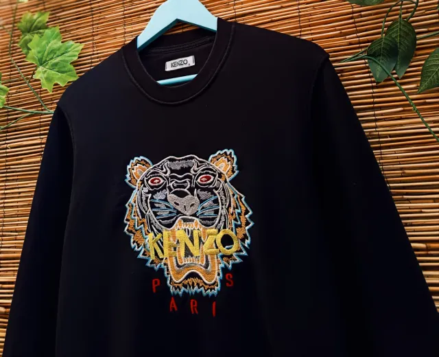 Sudadera Kenzo Paris Negra Talla S