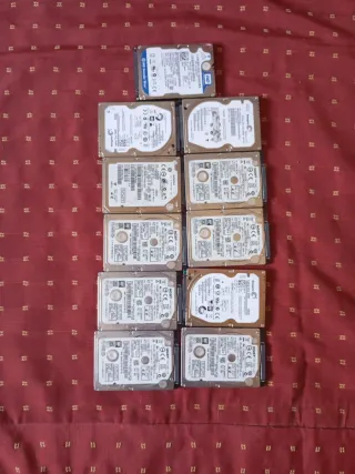 Lote 11 Discos Duros 2x250GB + 9x500GB