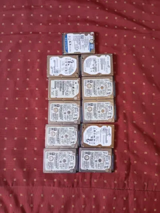 Lote 11 Discos Duros 2x250GB + 9x500GB