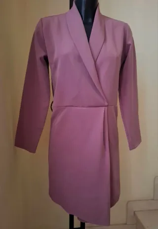 Abito elegante rosa taglia unica