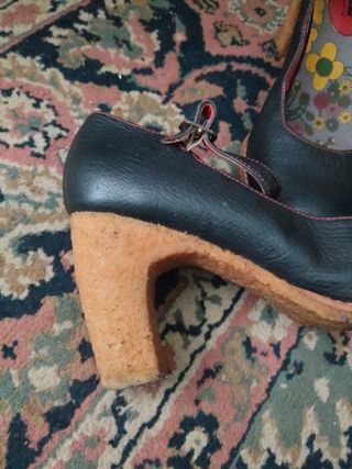 Zapatos de tacón negros mujer talla 41