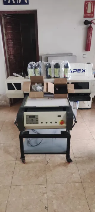 Impresora UVI Plana Apex Beige/Blanca