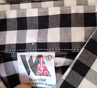 Camicia Warrior a quadri tg. L