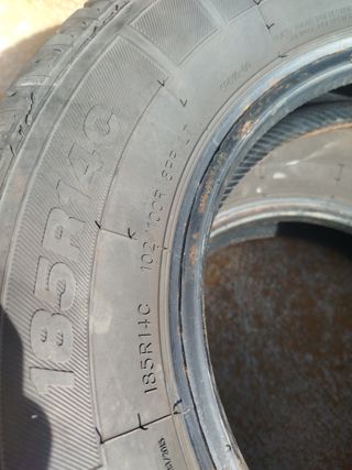 Ruedas 185 R14C marca aplus. Prácticamente nuevas
